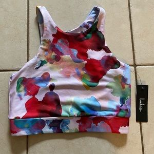 LuLu’s women’s long sports bra/crop tank. Athleisure top. Brand New! Size Small.